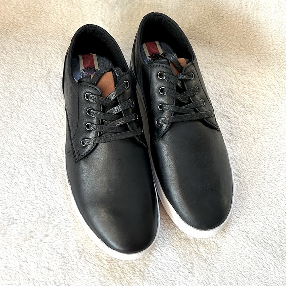 NWT English Laundry Levin Lace-Up Leather Derby Shoes Black main image 10